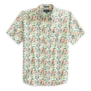 Fish Hippie Rowe Tropical Leaf Print Men's Casual Shirt XXL NWOT